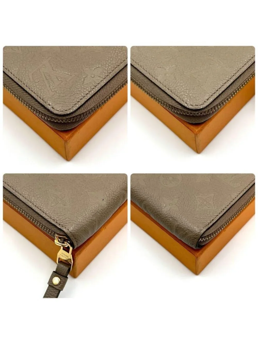Louis Vuitton Empreinte Wallet Zippy Beige
